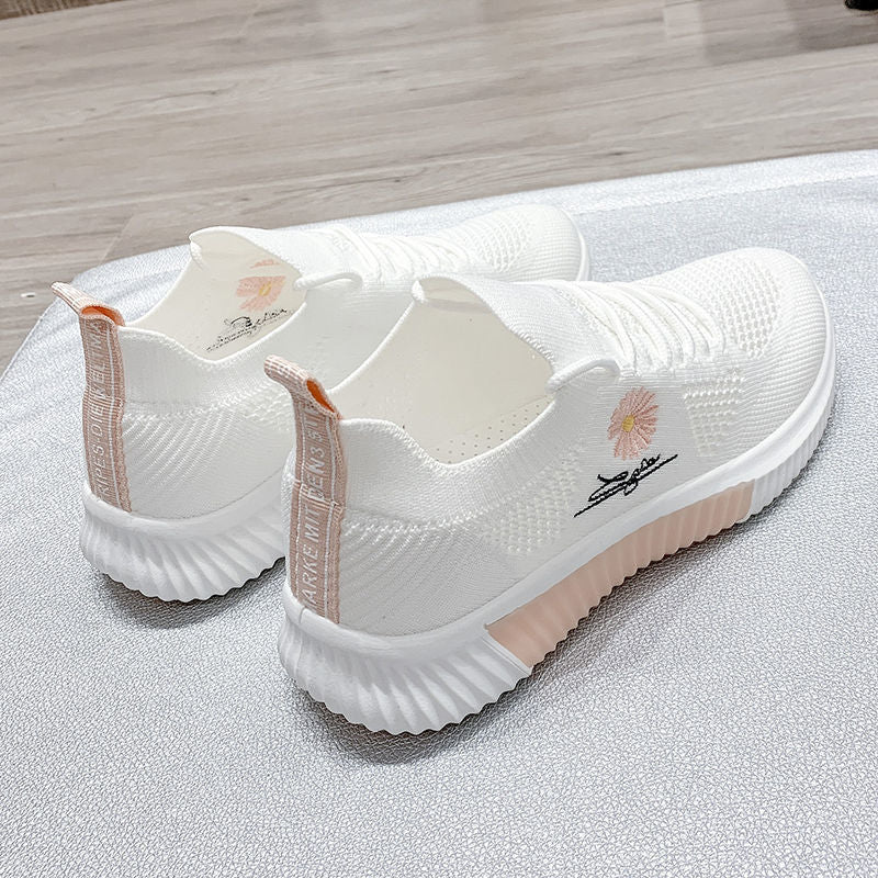 Flyknit Breathable White Shoes Shoes & Bags