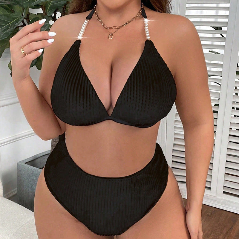 Halterneck With Suspenders Plus Size Swimming Beachwear Women's Accessories for women