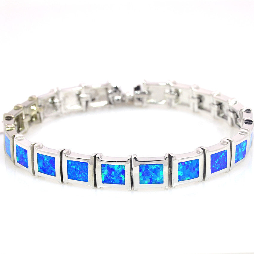 Hawaiian Square Opal Fashion Bracelet Jewelry