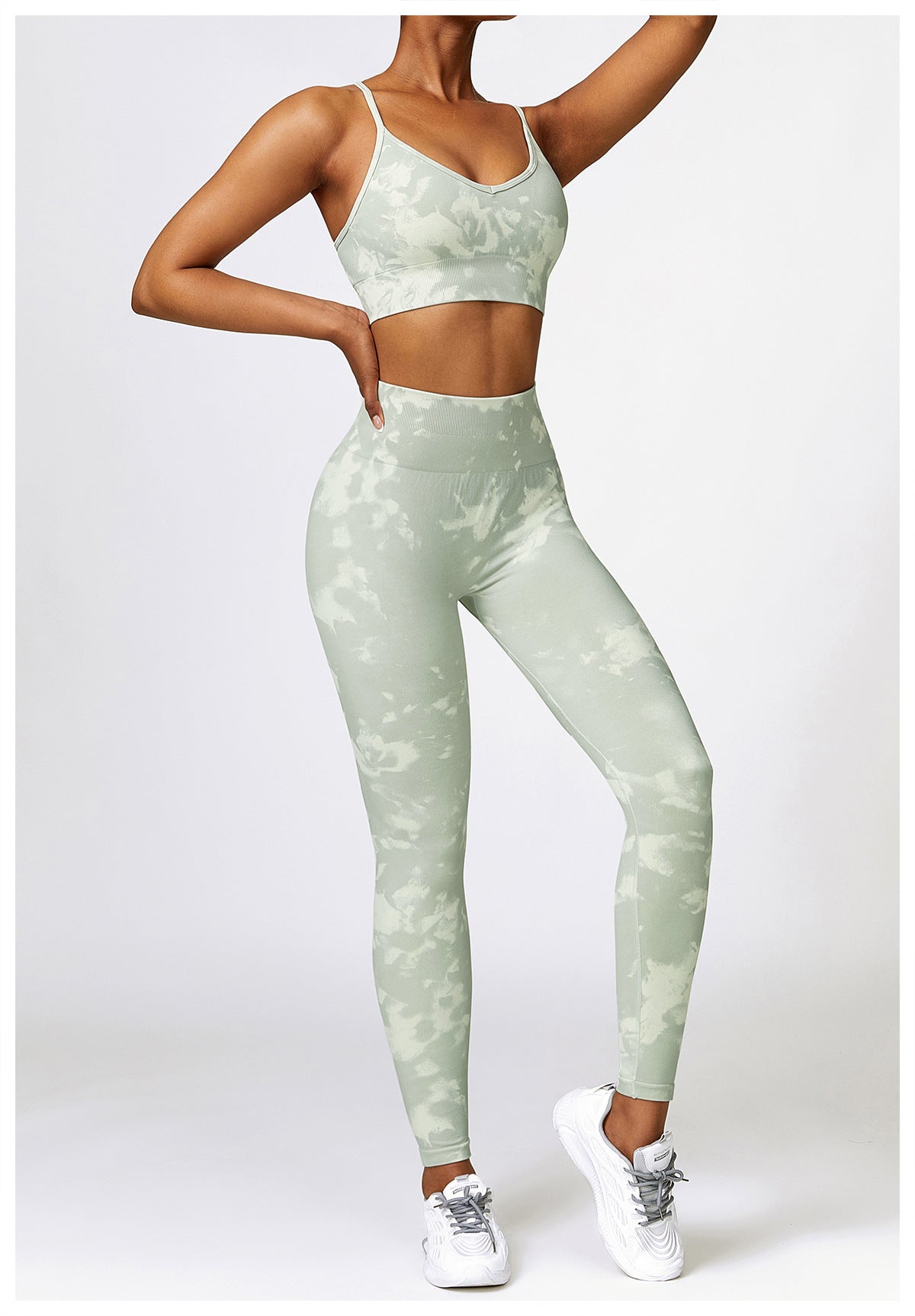 Camouflage Printing Seamless Yoga Suit Quick-drying fitness & sports