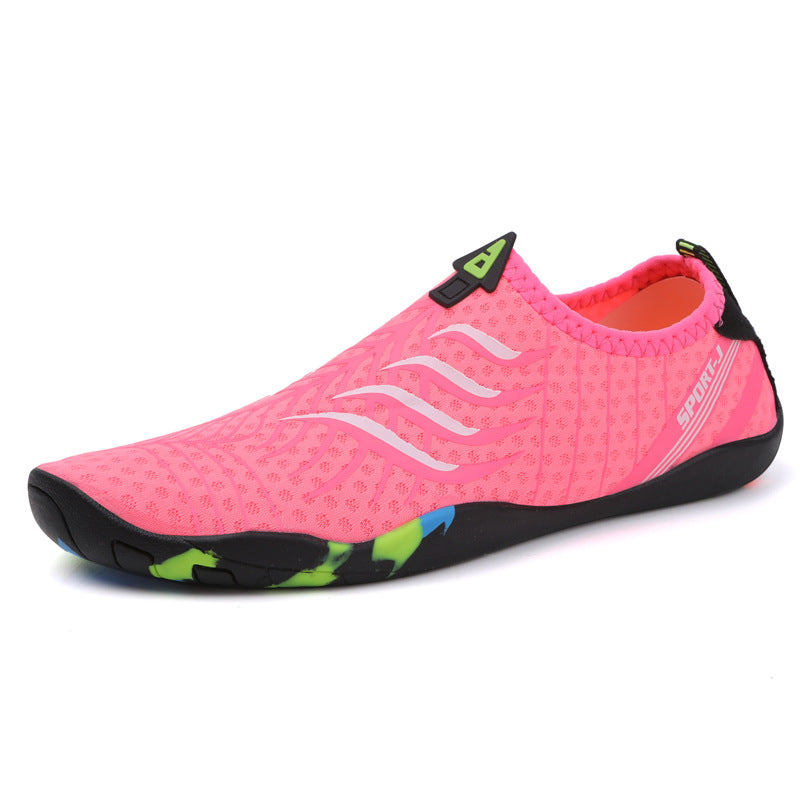 Outdoor Beach Shoes Couple Wading Barefoot Skin-friendly Shoes Snorkeling Non-slip Shoes & Bags