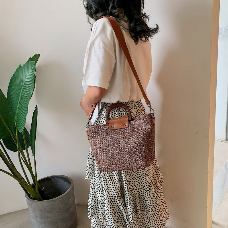 Women's Versatile Crossbody Fashion Woven Bag apparel & accessories