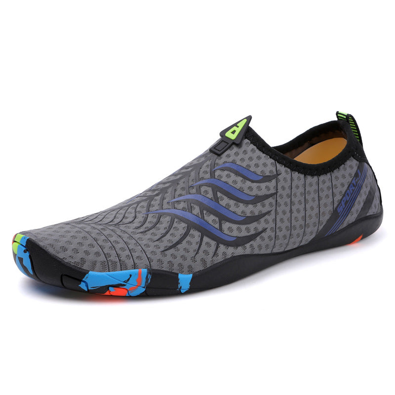 Outdoor Beach Shoes Couple Wading Barefoot Skin-friendly Shoes Snorkeling Non-slip Shoes & Bags