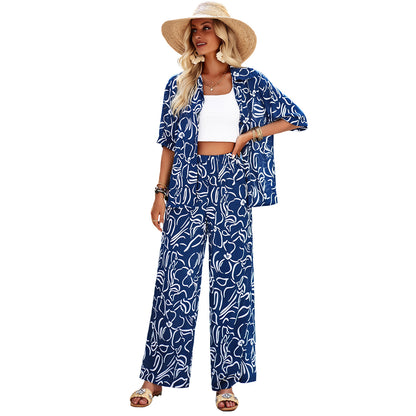 Fashion Women's Wear Half Sleeve Printing Suit apparel & accessories