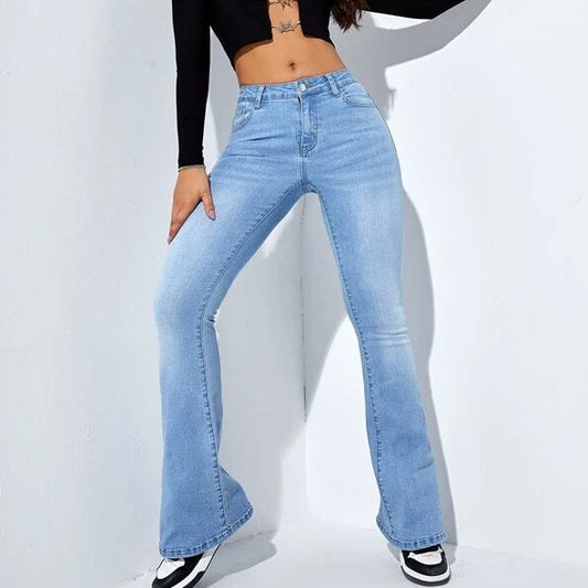 Women's Fashion Casual High Waist Slim-fit Stretch Trousers apparel & accessories