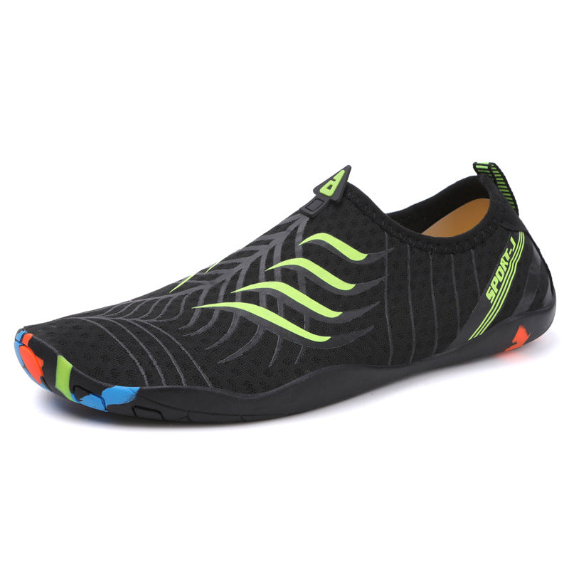 Outdoor Beach Shoes Couple Wading Barefoot Skin-friendly Shoes Snorkeling Non-slip Shoes & Bags