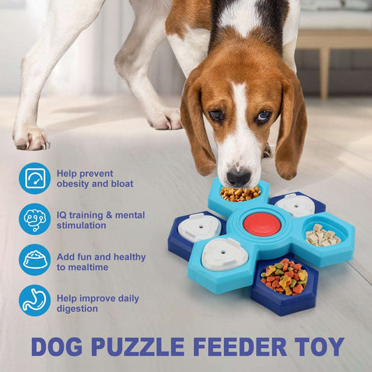 4 Layers Slow Feeder Puzzle Dog Bowls Assemble Slow Eating Bowl For Dogs Non-slip Interactive Dog Puzzle Game Slow Bowl Pet Products Dog Toys
