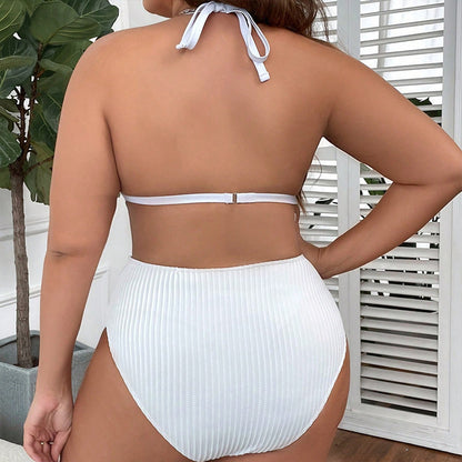 Halterneck With Suspenders Plus Size Swimming Beachwear Women's Accessories for women