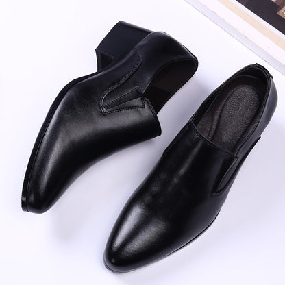 High Heel Pointed Leather Shoes Shoes & Bags