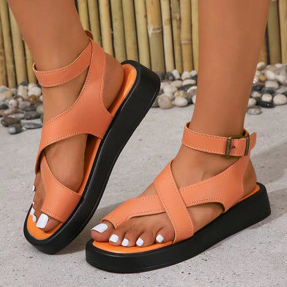 Toe Covering Platform Roman Style Shoes Shoes & Bags