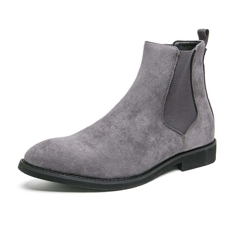 Plus Size High-top British Pointed Chelsea Boots Shoes & Bags