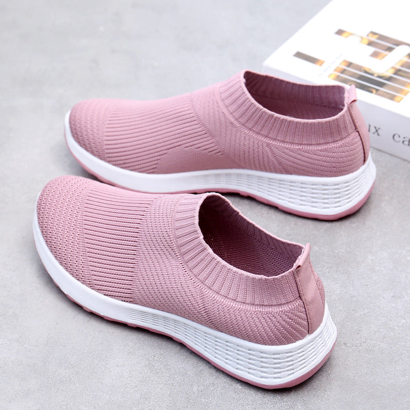 Women's Flying Woven Shoes Breathable Shoes & Bags