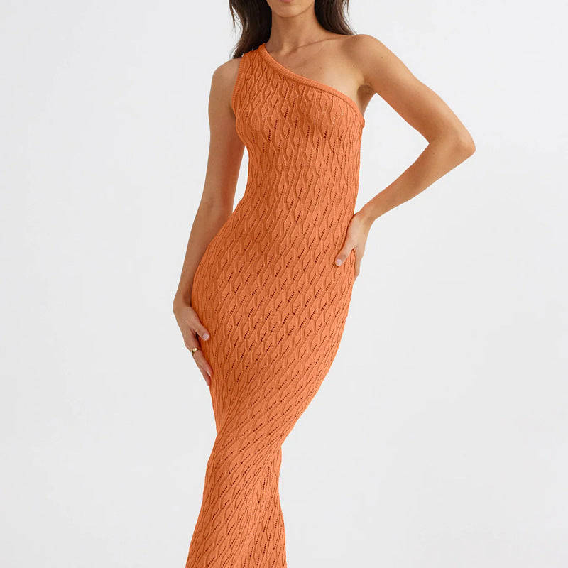 Fashion Hollowed-out Knitted Dress Women apparel & accessories