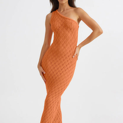 Fashion Hollowed-out Knitted Dress Women apparel & accessories