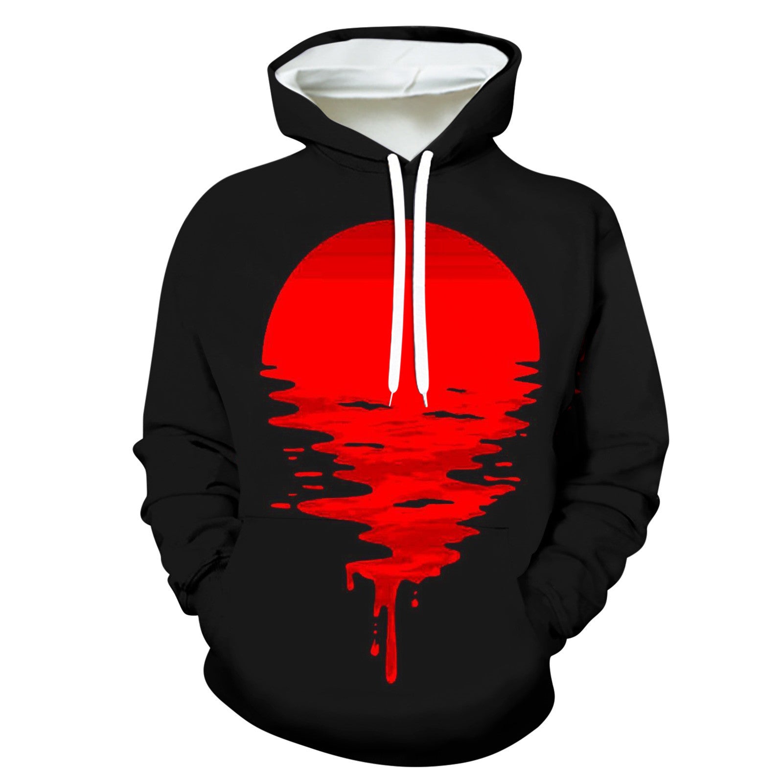 3D Digital Printed Round Neck Sweater T-Shirts & hoodies