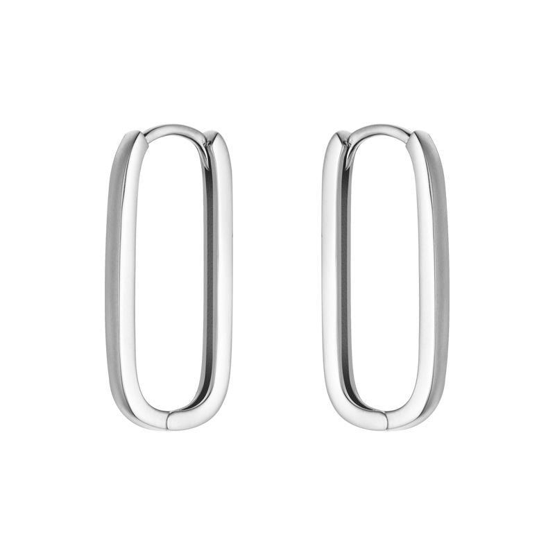 S925 Sterling Silver Trendy Earrings Temperamental Cold Style Petite Earrings Women Jewelry