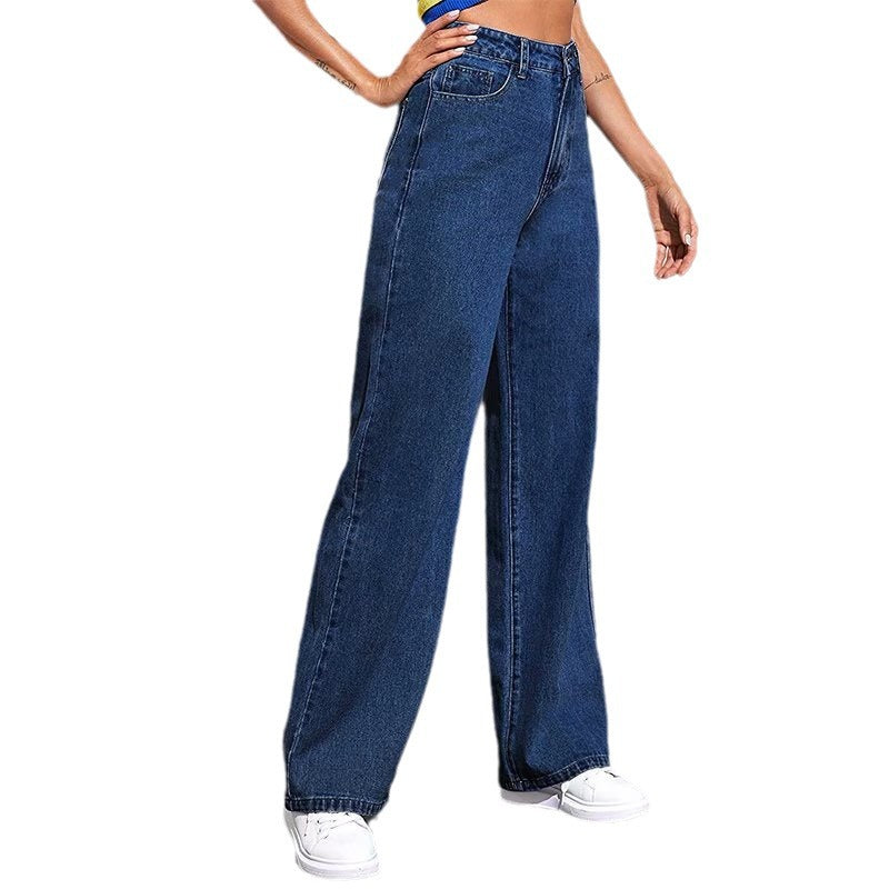 Women's High Waist Wide Leg Jeans Summer apparel & accessories