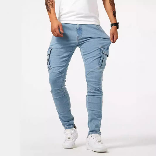 Men's Casual Multi-bag Pants men's clothing