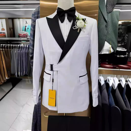 Wedding Casual Host Suit men's clothing