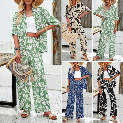 Fashion Women's Wear Half Sleeve Printing Suit apparel & accessories