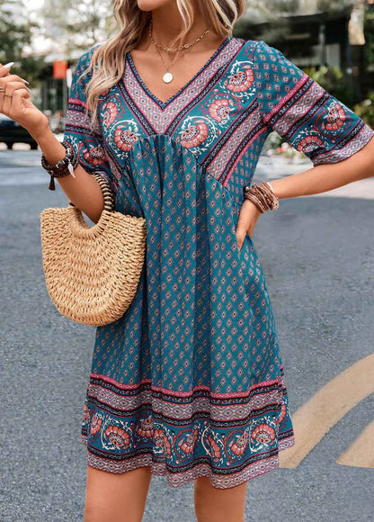 Women's Temperament Leisure Holiday Ethnic Style Dress apparel & accessories