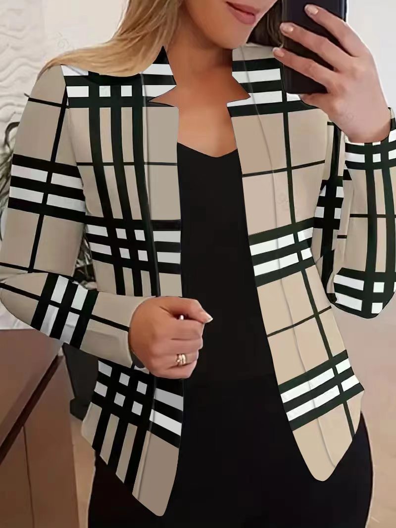 Women's Long Sleeved Shirt Suit Jacket apparel & accessories