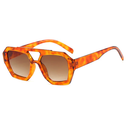Double Beam Large Rim Sunglasses Sunshade apparel & accessories