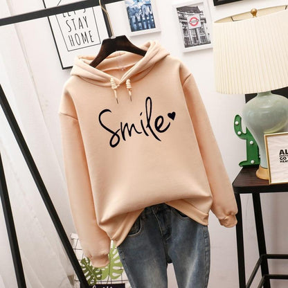 Women's Simple Round Neck Long Sleeve Printed Loose Sweatshirt T-Shirt