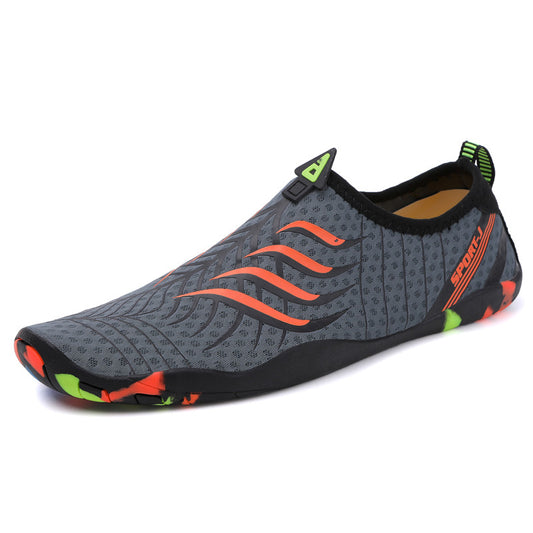 Outdoor Beach Shoes Couple Wading Barefoot Skin-friendly Shoes Snorkeling Non-slip Shoes & Bags