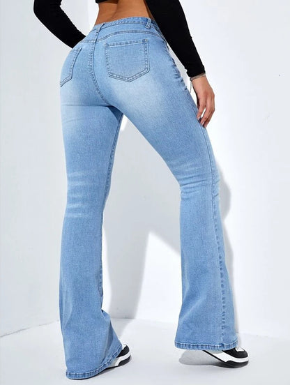 Women's Fashion Casual High Waist Slim-fit Stretch Trousers apparel & accessories