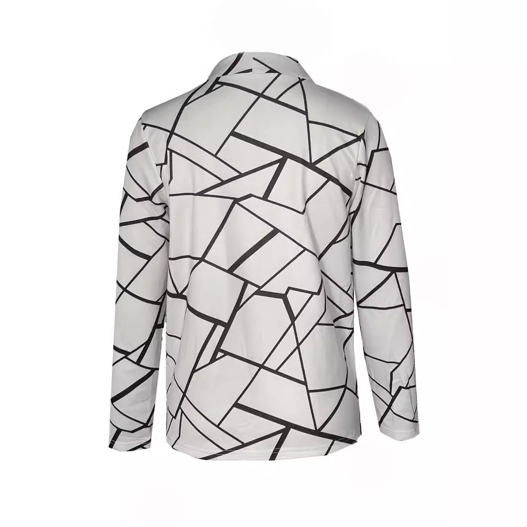 Casual Printed Small Suit Jacket For Women apparels & accessories