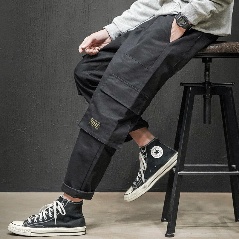 Straight Cargo Pants Men's Trousers apparel & accessories