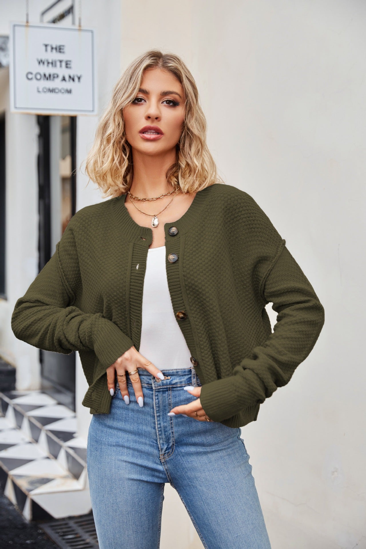 Women's Fashion Loose Cardigan Retro apparel & accessories