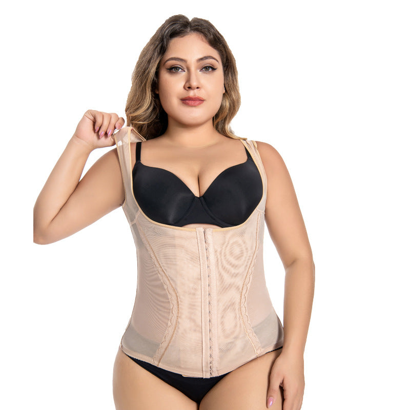 Body Corset Strong Belly Contracting And Posture Correction Breathable Mesh apparel & accessories