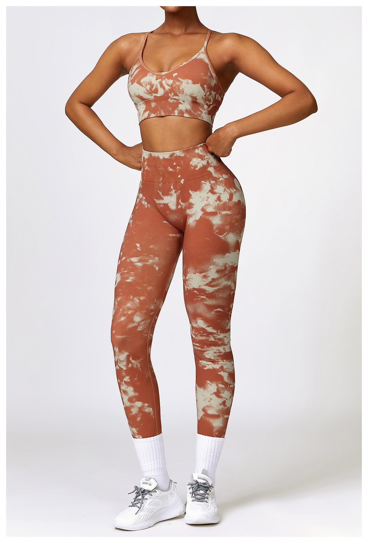 Camouflage Printing Seamless Yoga Suit Quick-drying fitness & sports