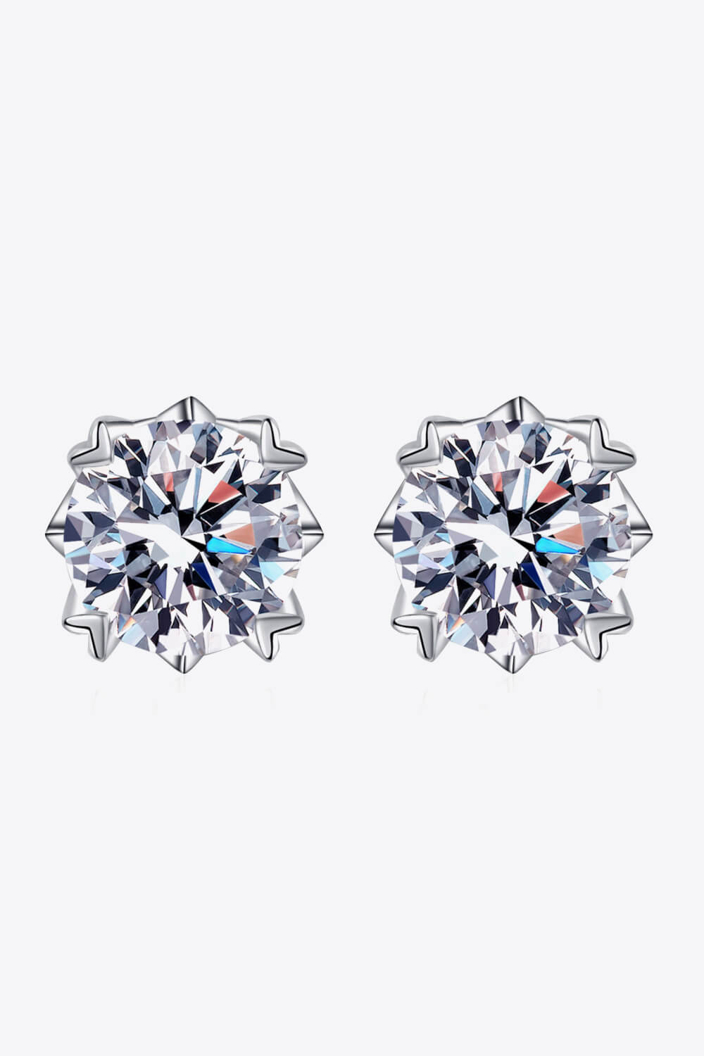 Good Day In My Mind Moissanite Stud Earrings apparel & accessories