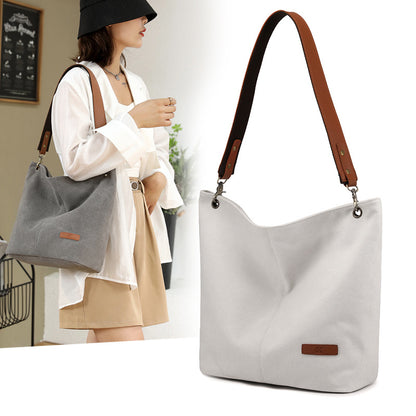 Women's Fashion Casual Canvas Shoulder Bag Large Capacity apparel & accessories