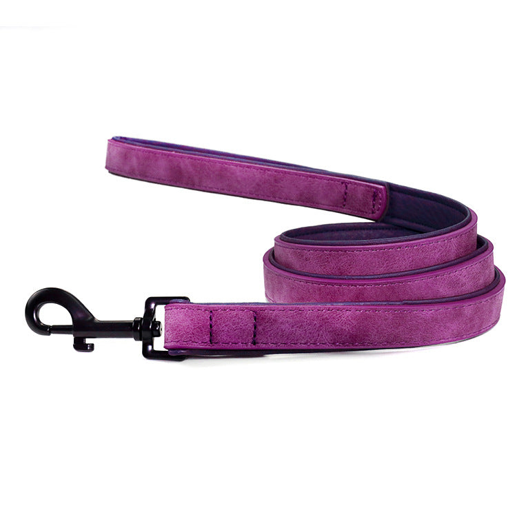 Pet Dog Leash Pull-resistant Leather Dog Leash