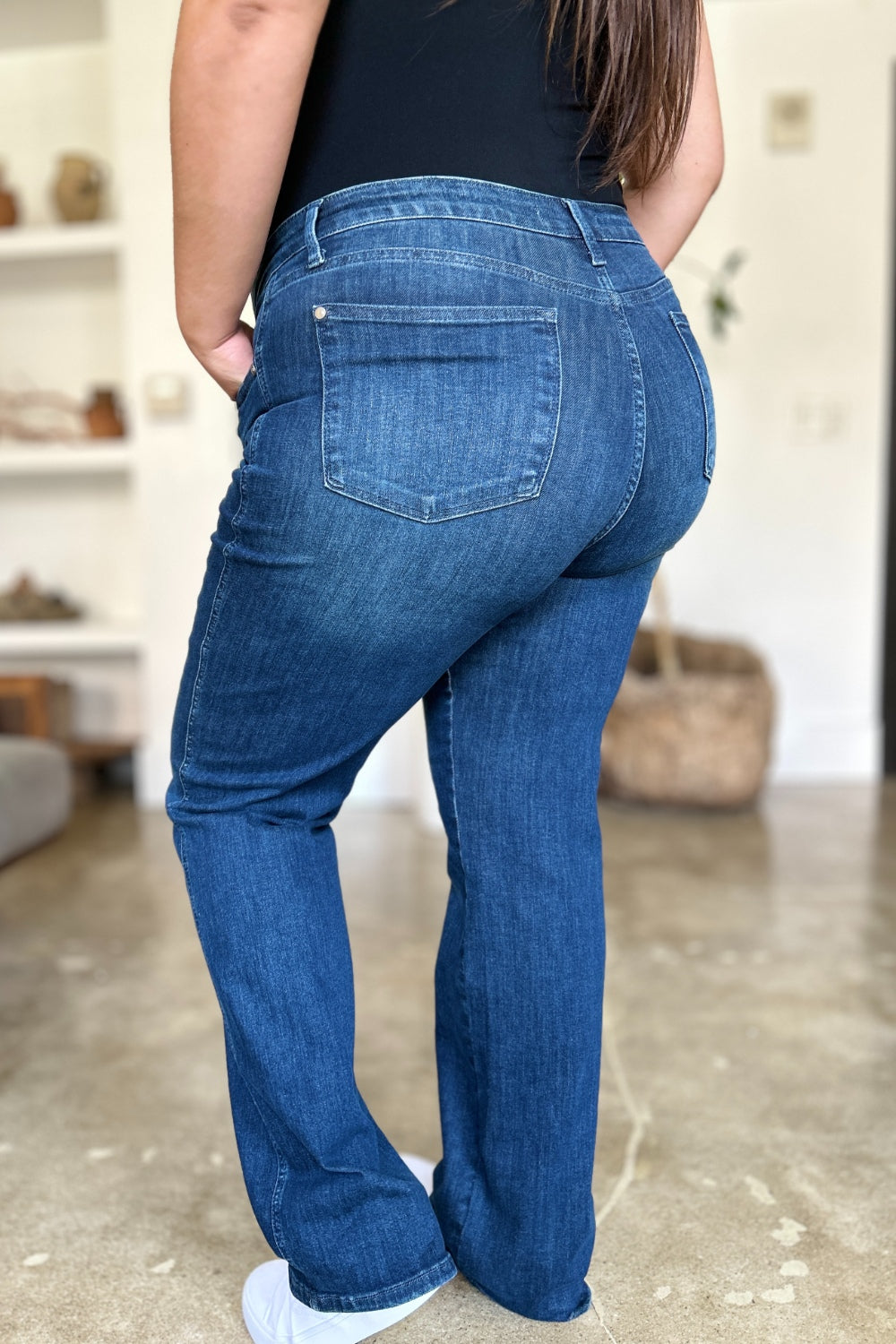 Judy Blue Tummy Control Straight Jeans Bottom wear