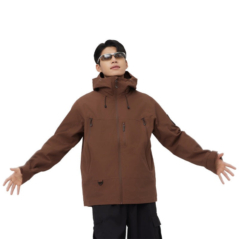 Waterproof Mountaineering Fishing Camping Couple Jacket men's clothing