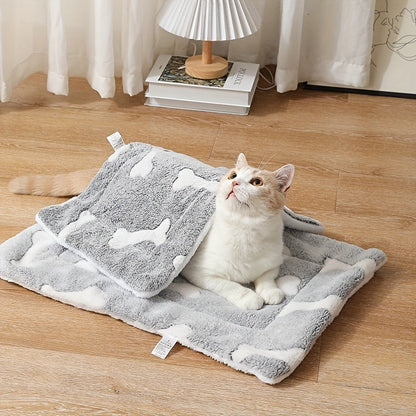Self-Warming Pet Bed Mat Washable Pet bed