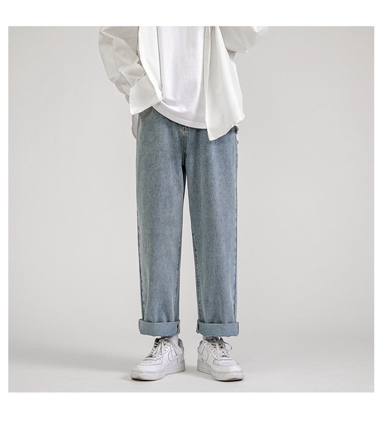 Wide Leg Jeans Men's Straight Loose Dad Jeans apparel & accessories