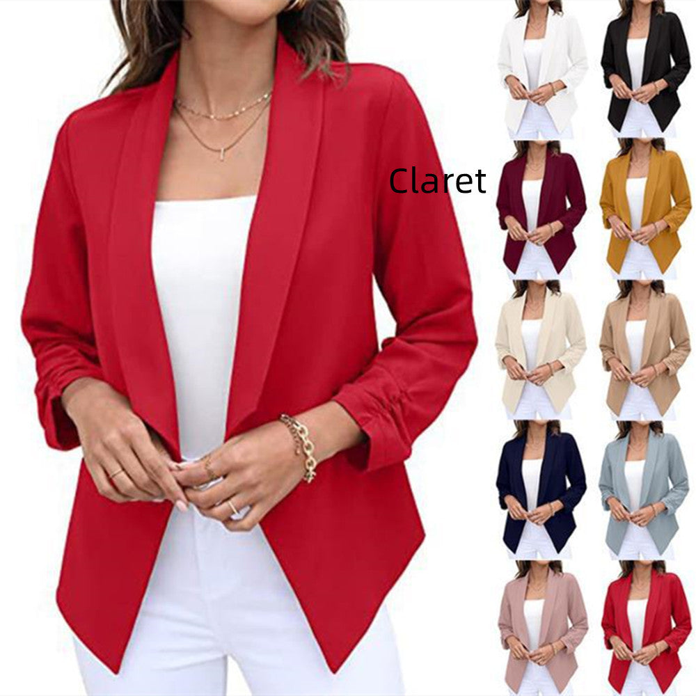 Women's Blazer Iron Free  Casual Professional Suit apparels & accessories