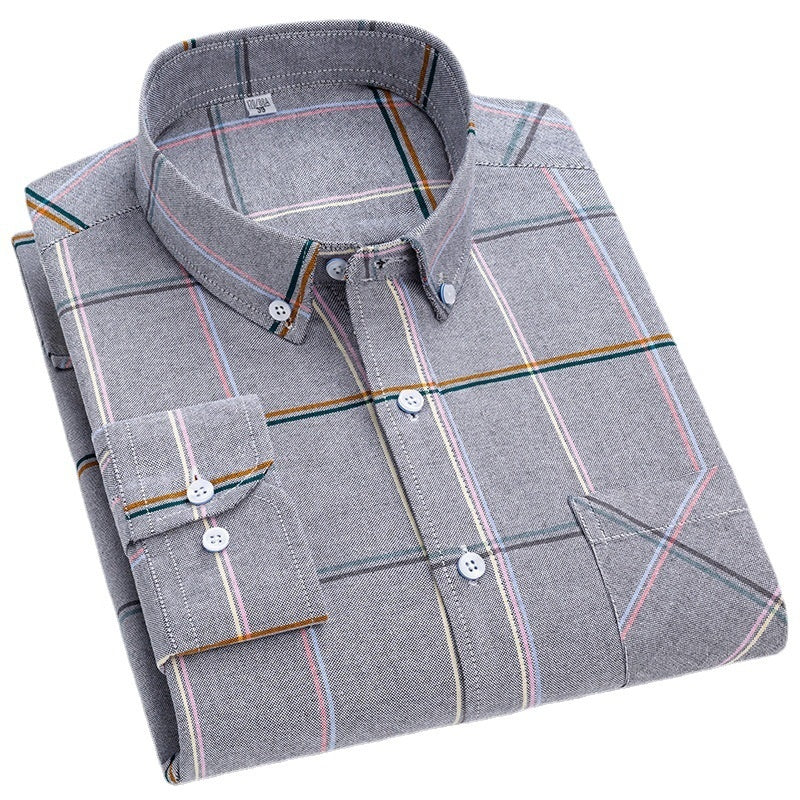 Casual Oxford Men's Full Cotton Shirt apparel & accessories