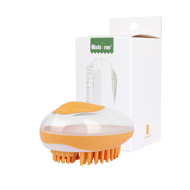 Dog Cat Bath Brush 2-in-1 Pet Hair brush