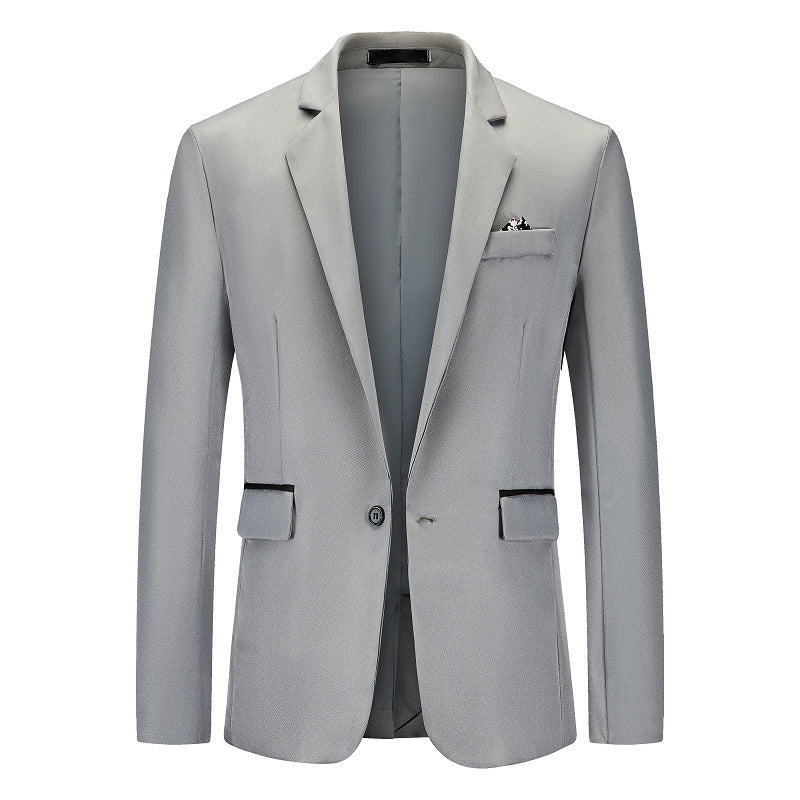 Men's Loose Single-breasted Business Suit Jacket apparels & accessories