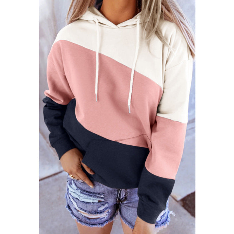 Women Long Sleeve Hooded Printed Sweatshirt 4