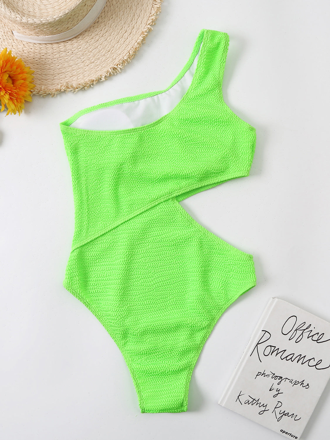 Cutout One Shoulder One-Piece Swimwear apparel & accessories