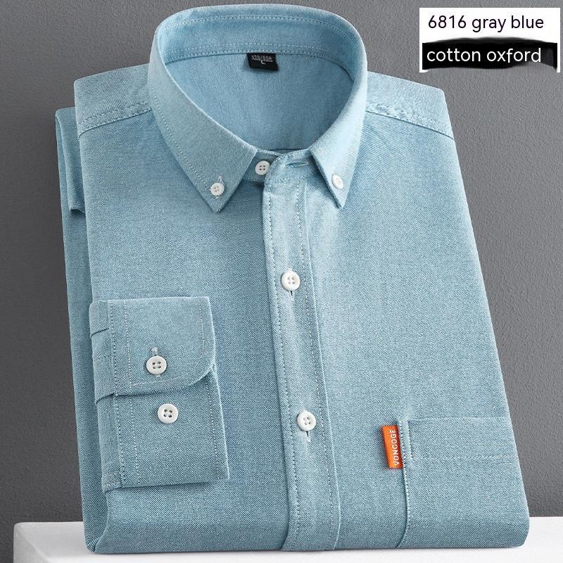 Men's Shirt Long Sleeve Pure Cotton Coat T-Shirt