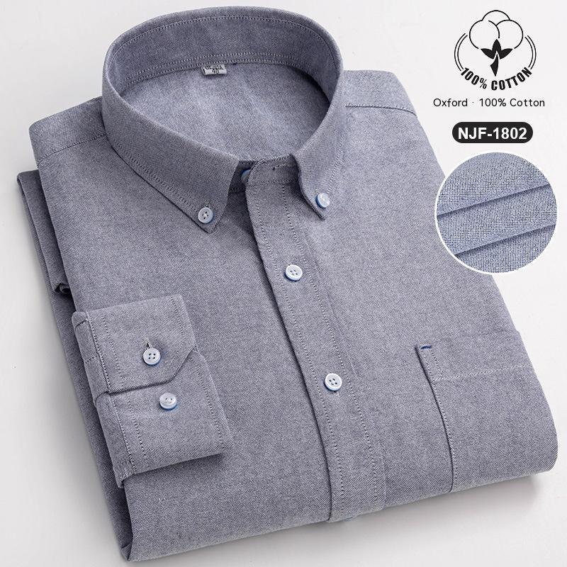 Casual Oxford Men's Full Cotton Shirt apparel & accessories